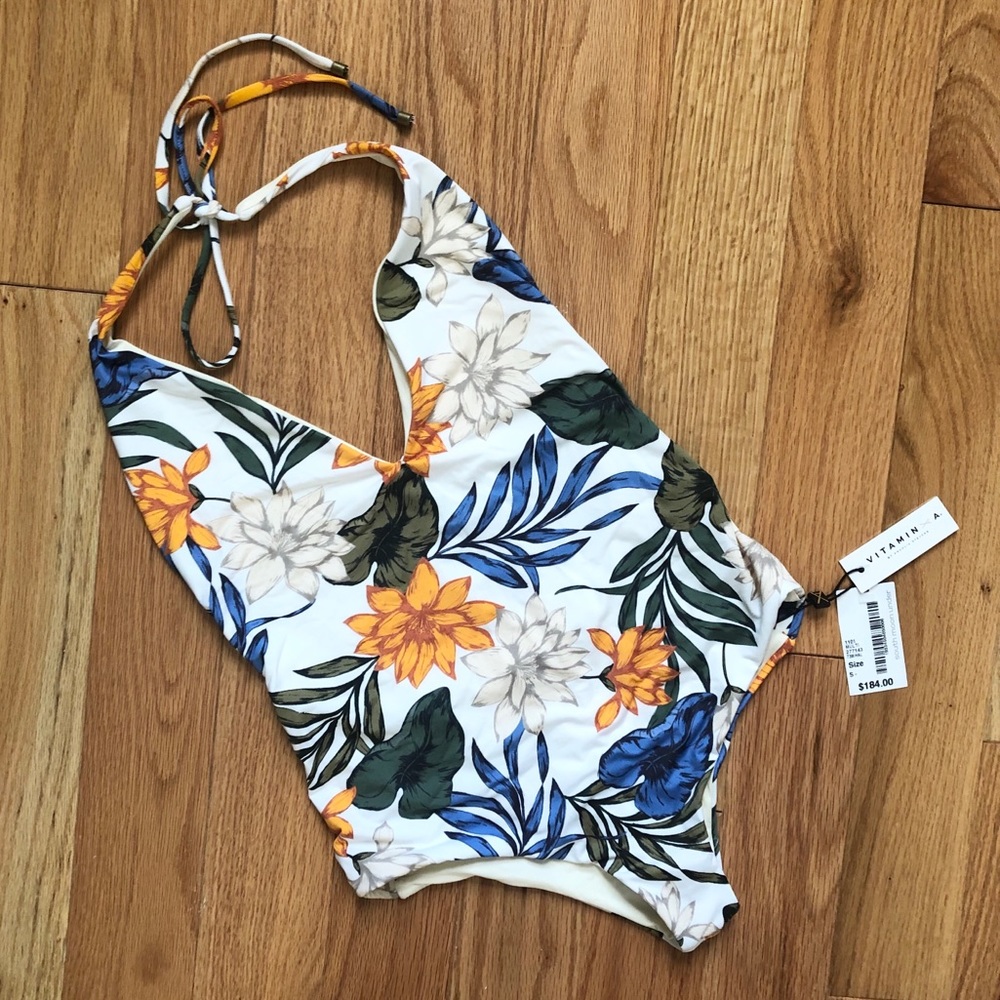 Vitamin A Bianca Floral One piece Swimsuit